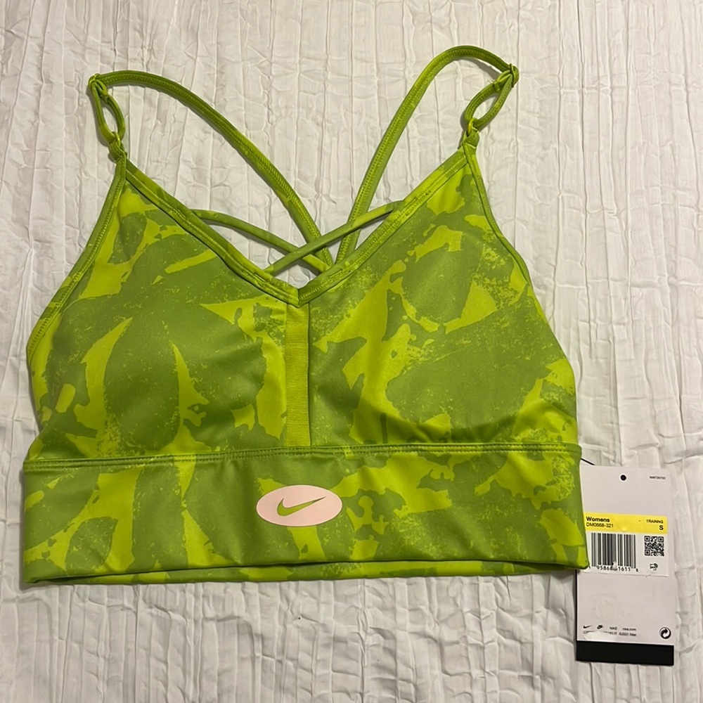 Like Green Nike Sports Bra
